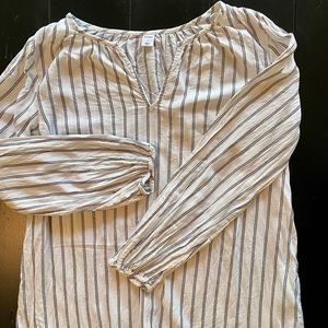 Like new Old Navy striped tunic top size s
